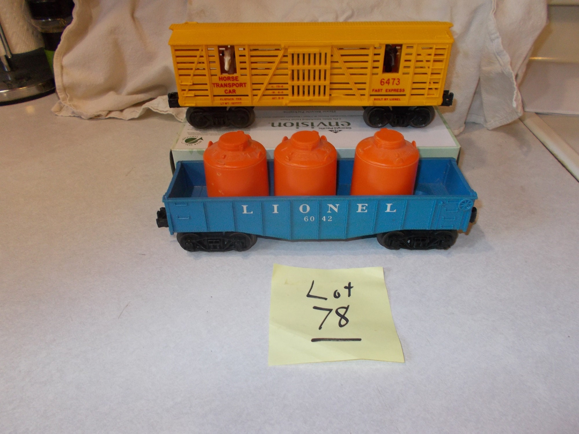 Sale Now Lionel Trains 027 Gauge Horse Transport Car Number 6473,and