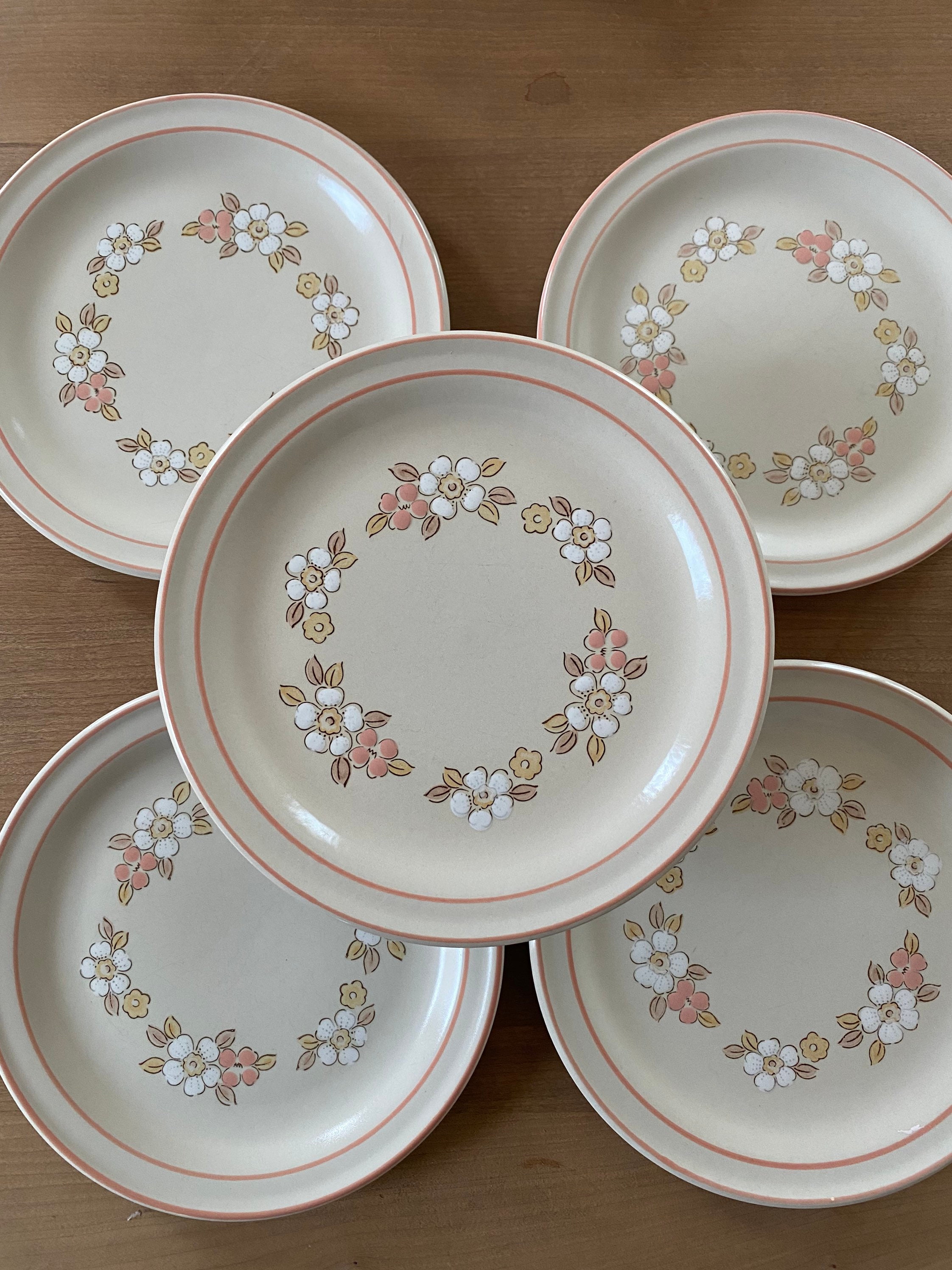 Hearthside Chantilly Stoneware Fleur de Bois Salad Plate / Etsy