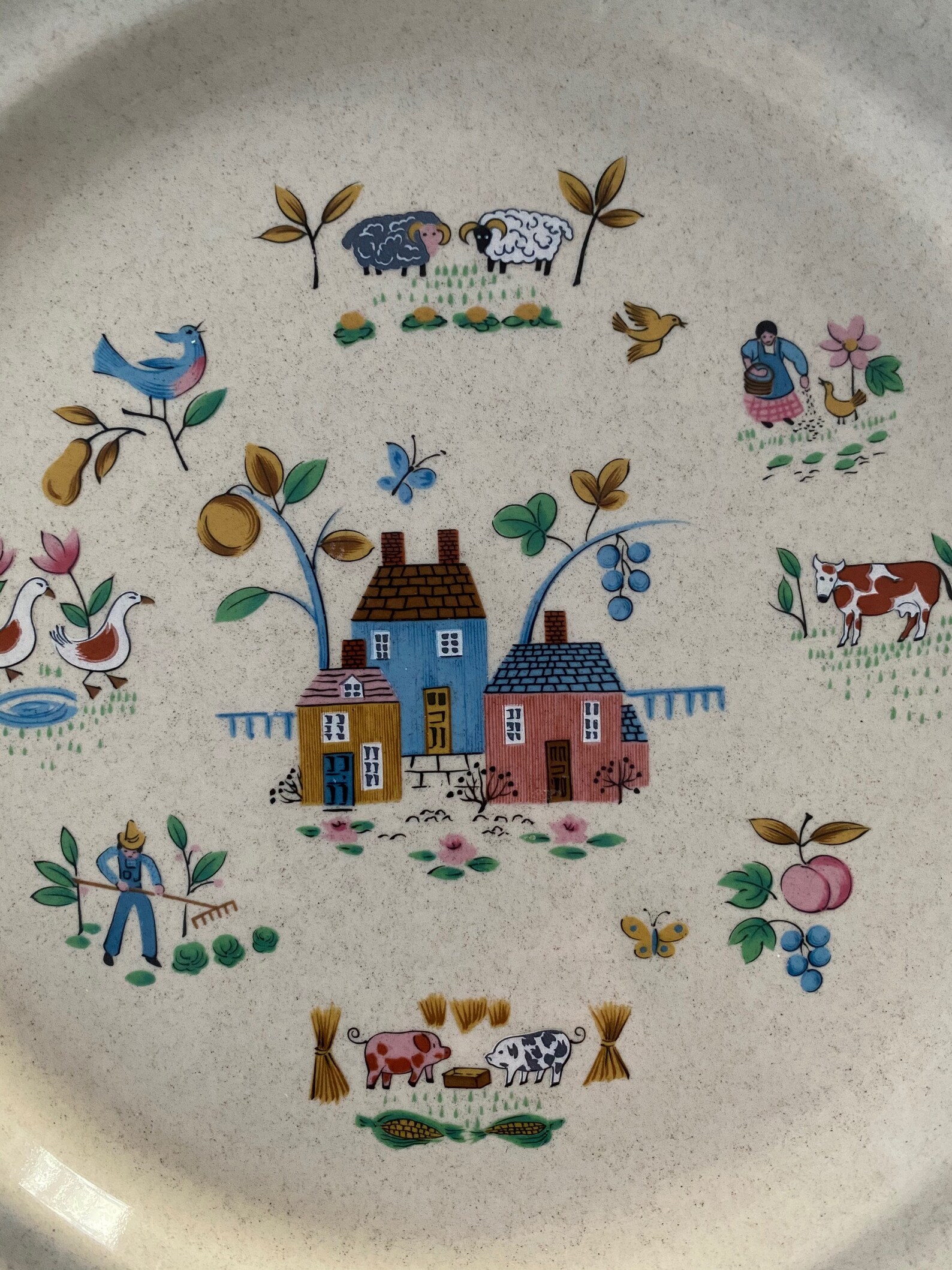 Vintage International Tableworks Heartland Stoneware Dinner Etsy