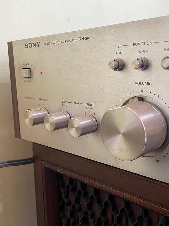 Sony TA-F3A Integrated Stereo Amplifier - 1970s Vintage AMP