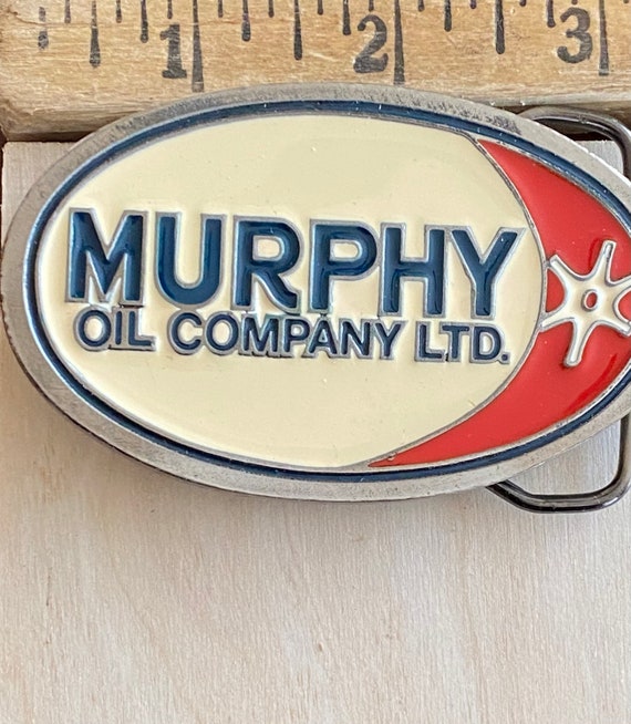 Murphy Oil Company Ltd. Belt Buckle Enamel colour… - image 4