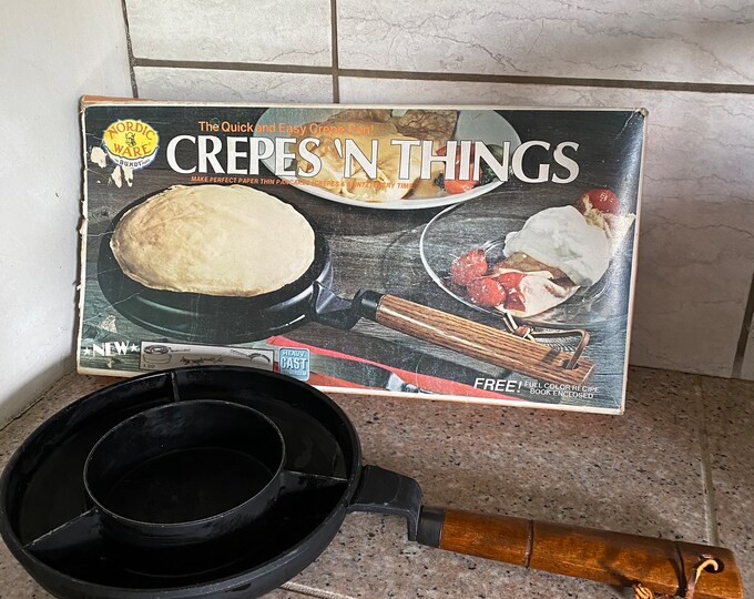 Nordic Ware Crepe Pan Crepes N Things in Original Box With Instructions
