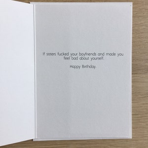 Funny Like-A-Sister Birthday Card image 2