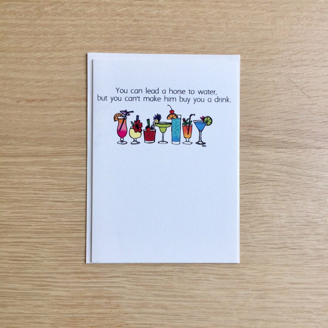 Funny Blank Inside Greeting Card for All Occasions - Etsy