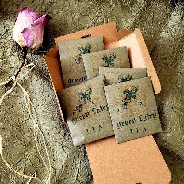 Green Fairy Tea ~ SIX Jasmine Green Tea Bags