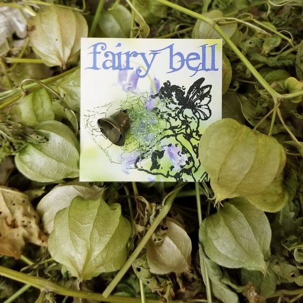 Fairy Bell ~ Fae gift ~ Altar bell ~ Good Luck charm