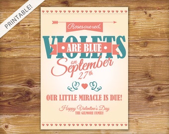 new baby announcement poem printable card floral pregnancy make your own baby announcements free