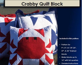 Pattern: Crabby Quilt Block