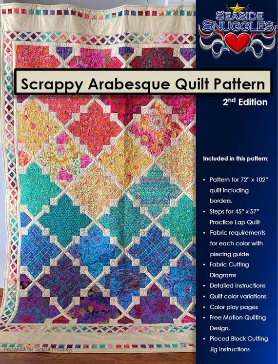 Modèle de bloc de couette Easy Log Cabin | Quilting 2026