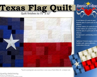 Pattern: Texas Flag Quilt