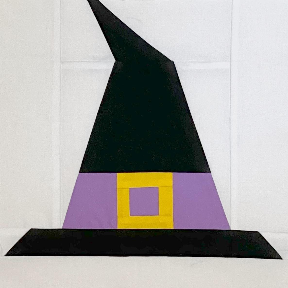 Shape Witch Pattern Digital Pattern: Witch's Hat Block Pattern - Etsy