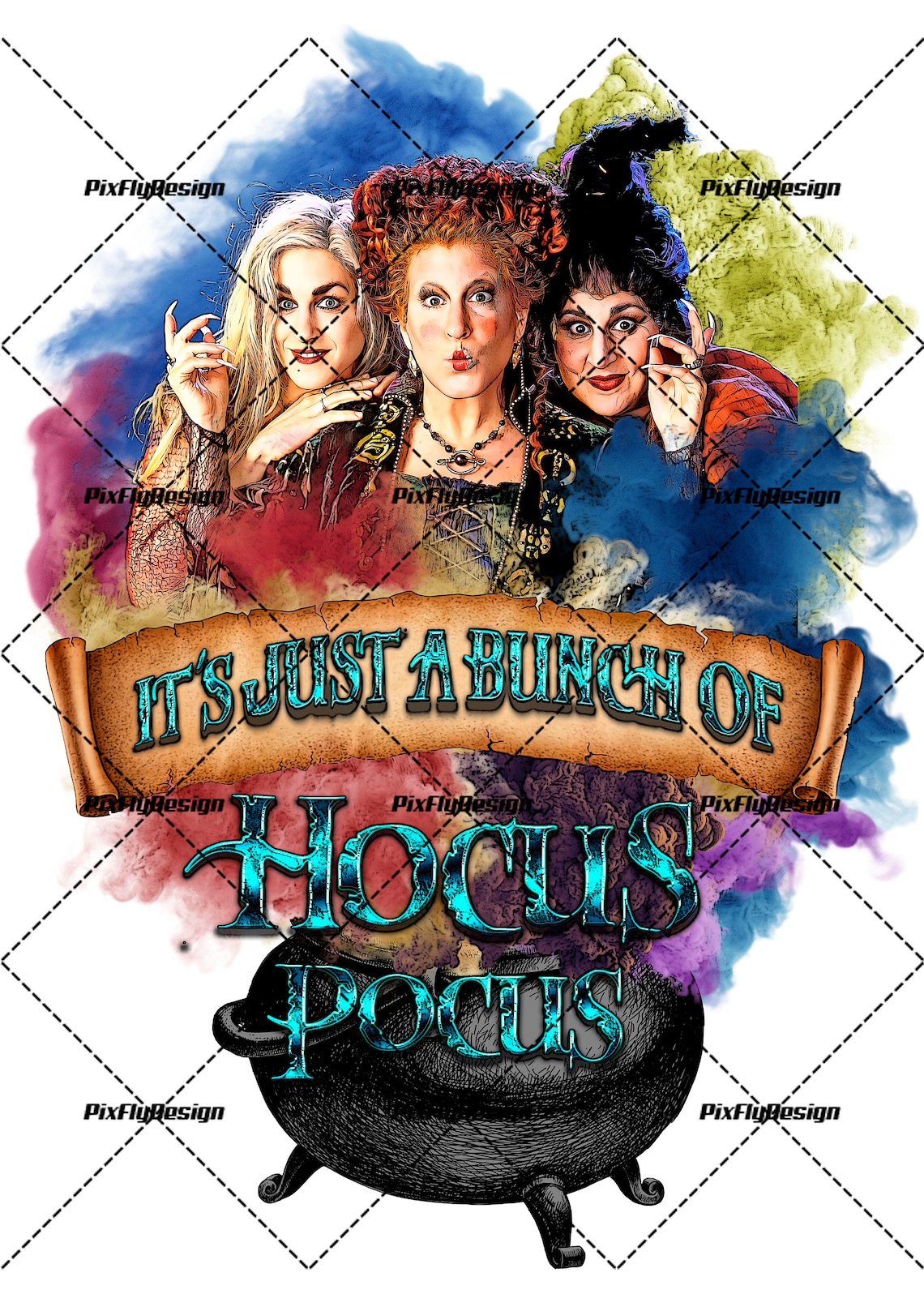 Hocus Pocus Sanderson Sisters Halloween Template for - Etsy