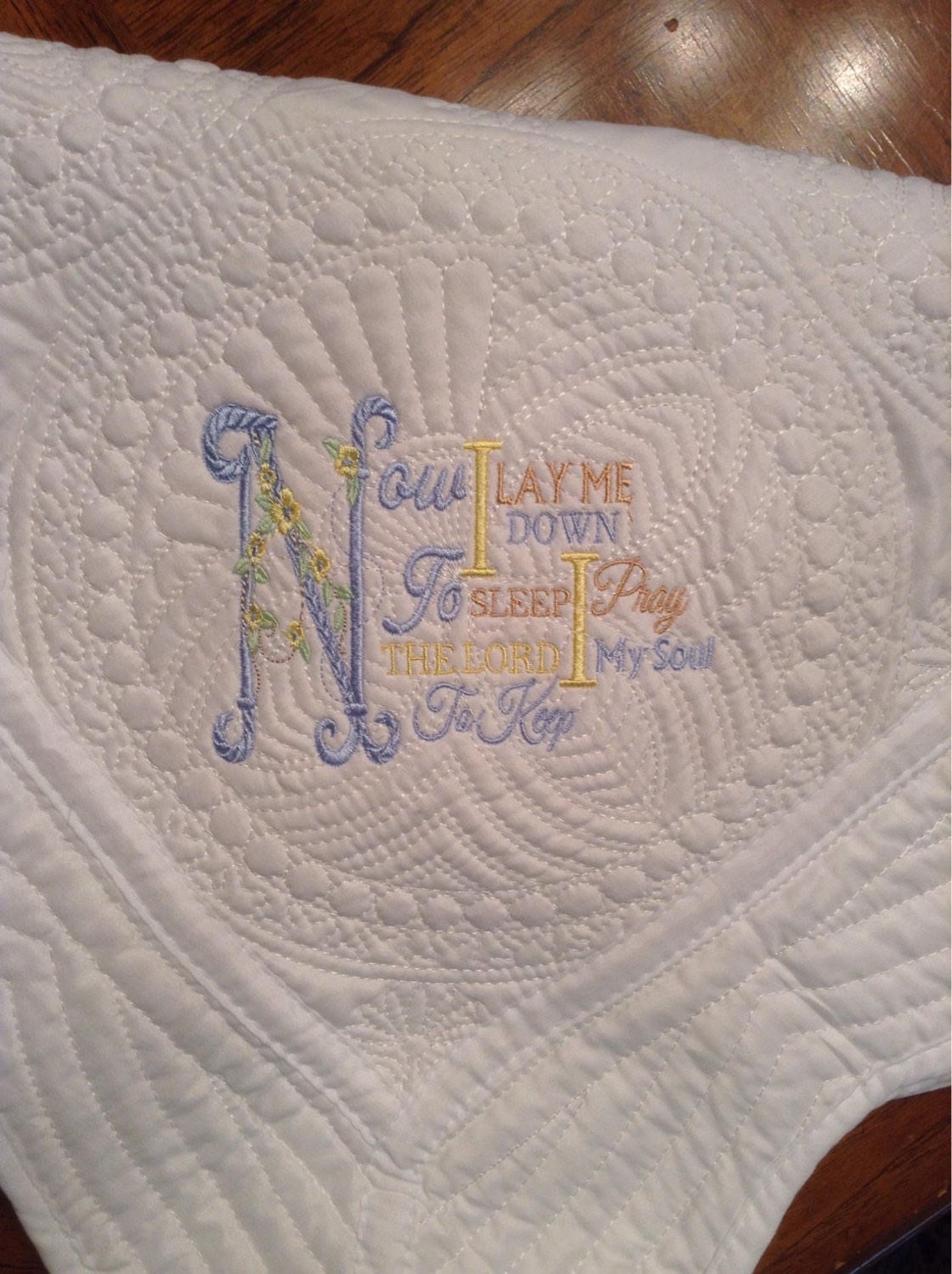 Beautiful Baby Heirloom Quilt Etsy