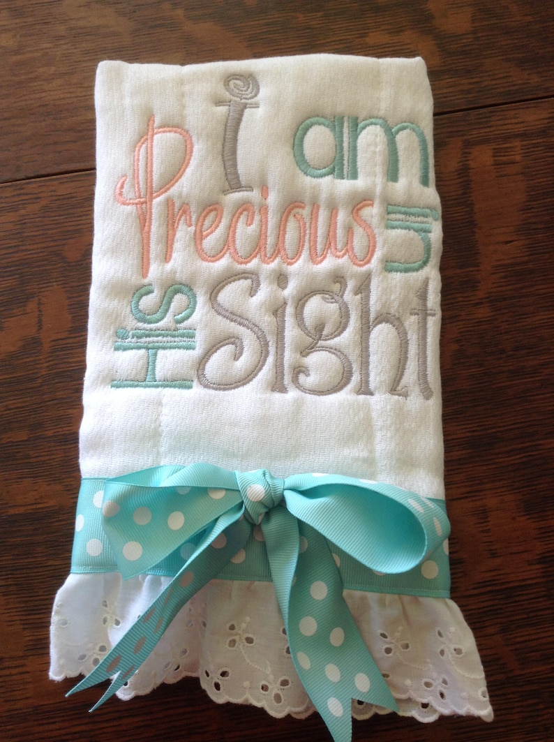 Bible verse burp cloths Etsy