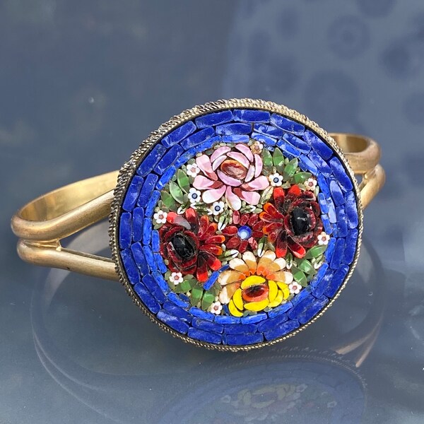 Italian mosaic corsage bracelet