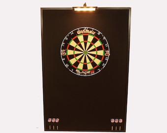 Custom Led Lighted Dartboard Cabinets Dart By Jaysprojects