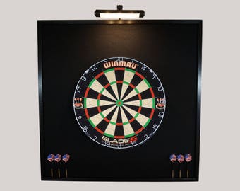 Custom Led Lighted Dartboard Cabinets Dart By Jaysprojects
