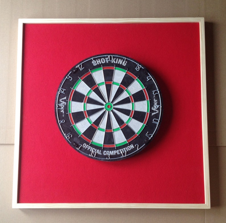 OVERSIZED 32 X 32 Red Dart Board Backboard Etsy