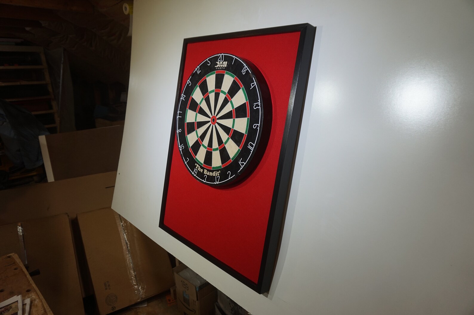 Low Ceiling Dartboard Backboard W/raised/off Center Mount and Etsy
