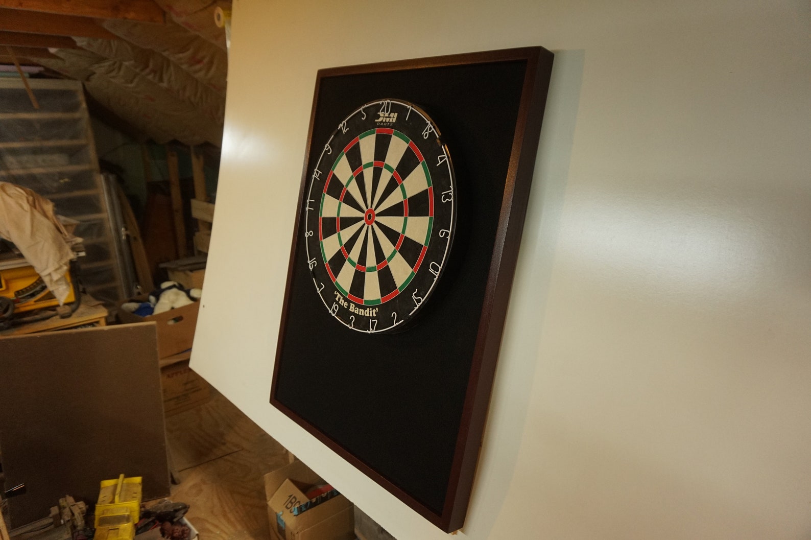 Low Ceiling Dartboard Backboard W/raised/off Center Mount and Etsy