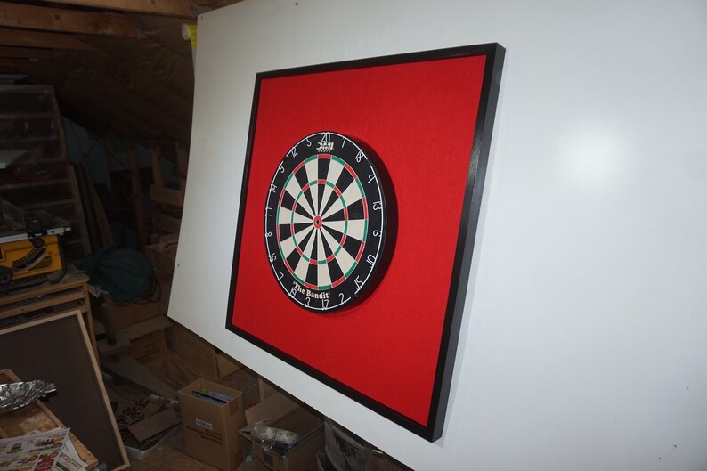 OVERSIZED 32 x 32 Red Dart Board Backboard w/Black | Etsy