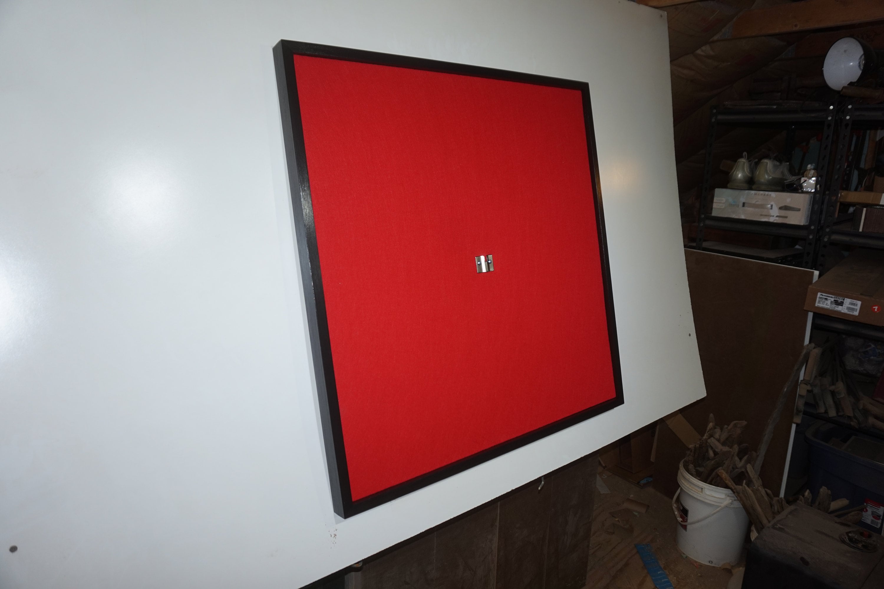 OVERSIZED 32 X 32 Red Dart Board Backboard W/black Etsy