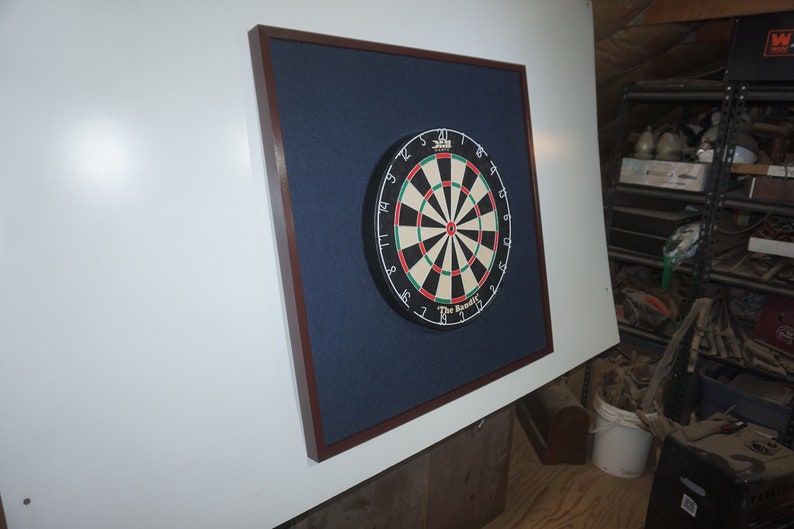 Oversized 32 X 32 Navy Blue Dart Board Backboard Etsy