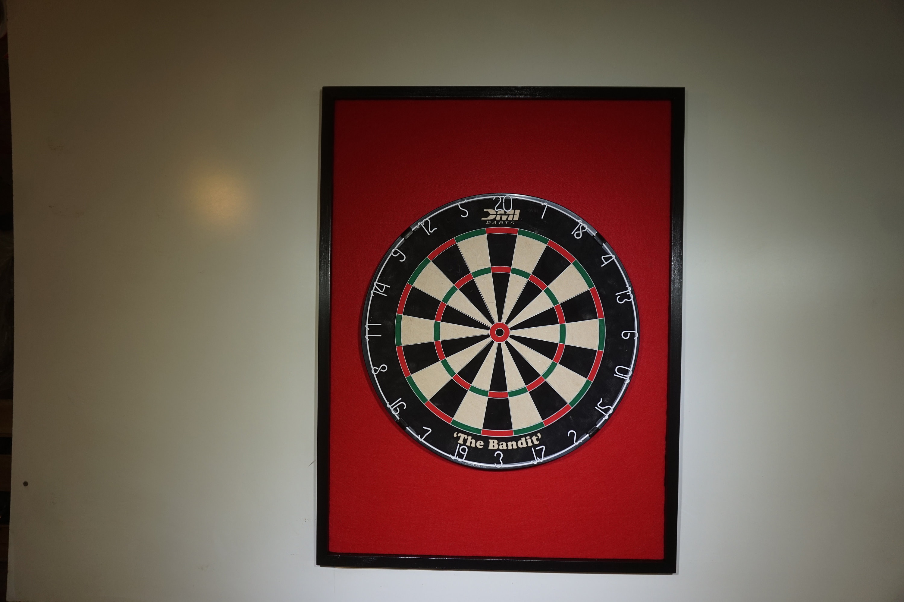 Red & Black Trim Dart Board Backboard/surround Dartboard Wall Etsy
