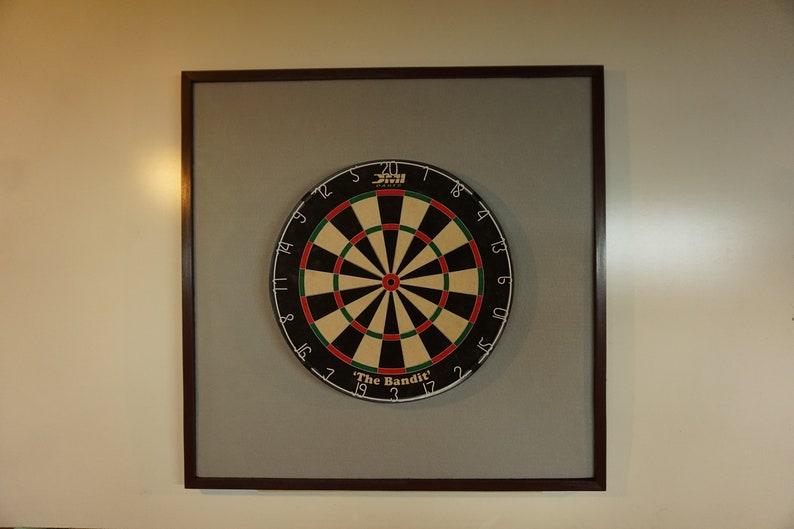 OVERSIZED 32 X 32 Gray & Black Dart Board Etsy