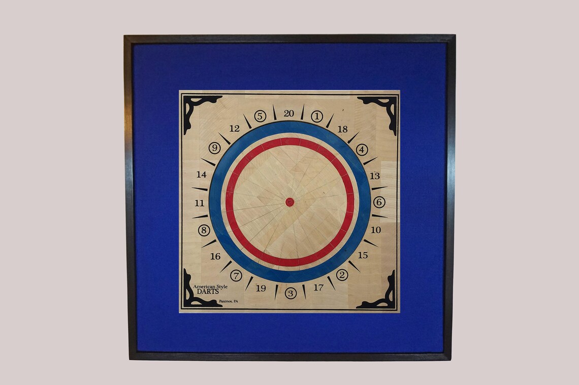 American Style Solid Basswood Widdy Dart Board 32 x Etsy