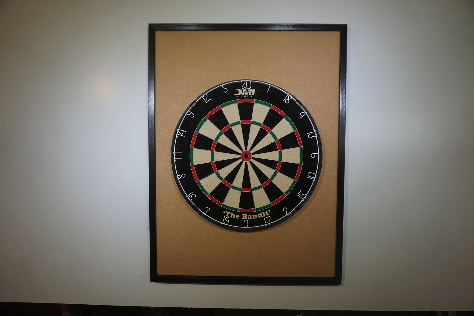 Tan & Black Trim Dart Board Backboard/surround Dartboard Wall Etsy