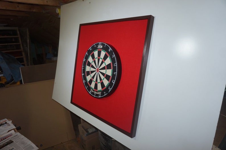 Oversized 32 x 32 Red Dart Board Backboard Etsy