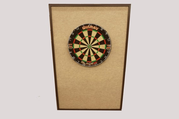 JUMBO 48 X 32 Sandstone and Mahogany Colored Extra Long Dart Board