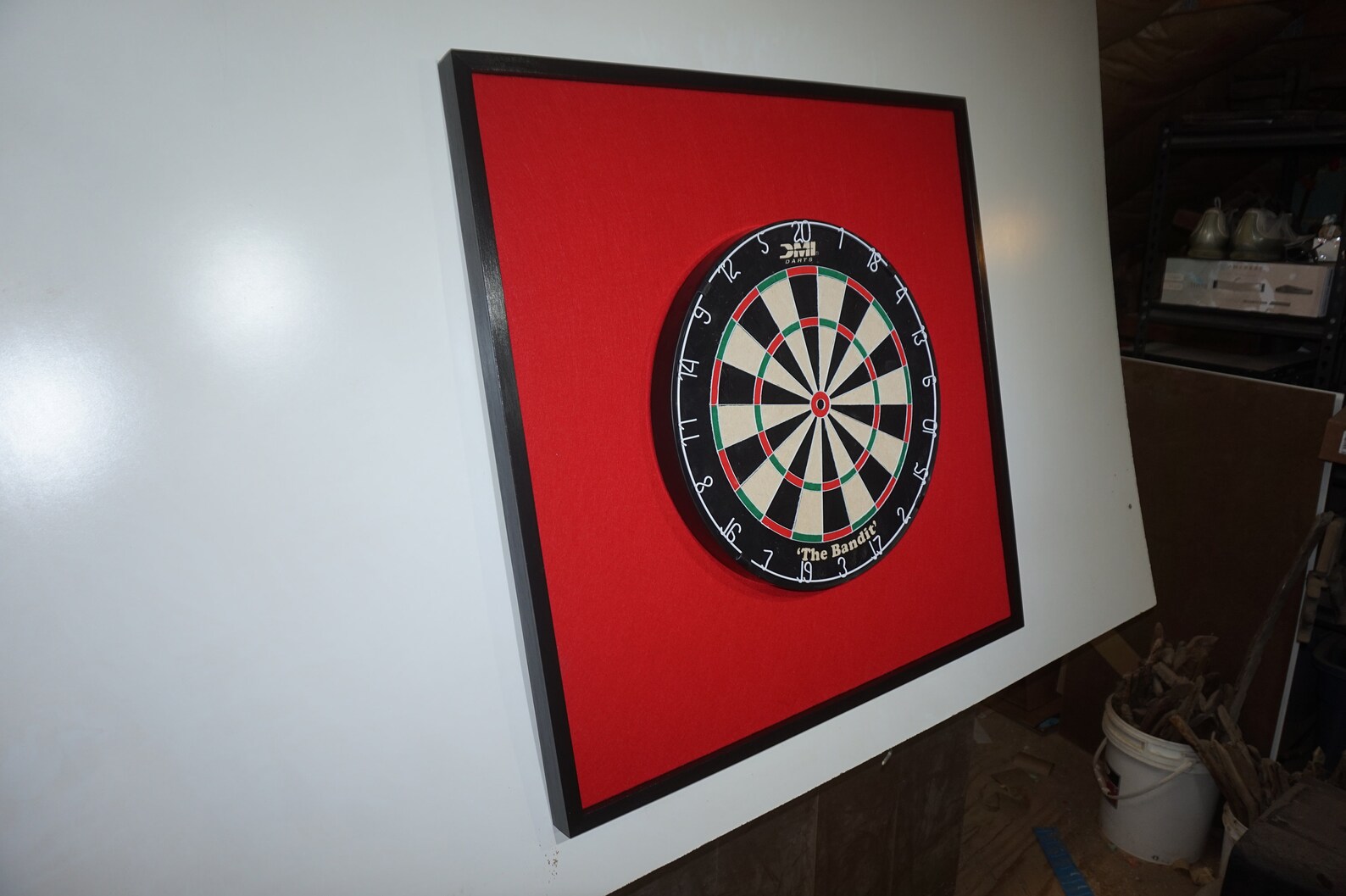 OVERSIZED 32 X 32 Red Dart Board Backboard W/black Etsy