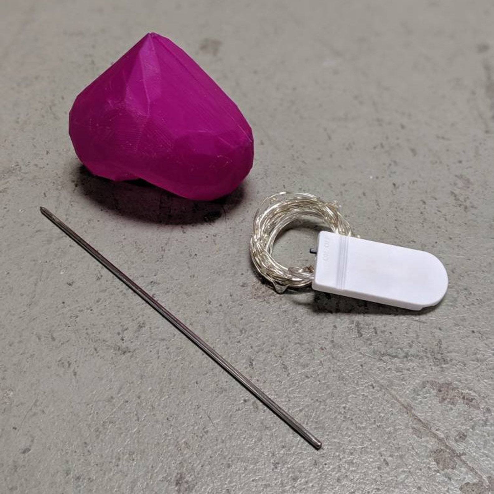 K/DA Ahri LED Low-poly Heart Prop ( Cosplay, Costume, Halloween ...