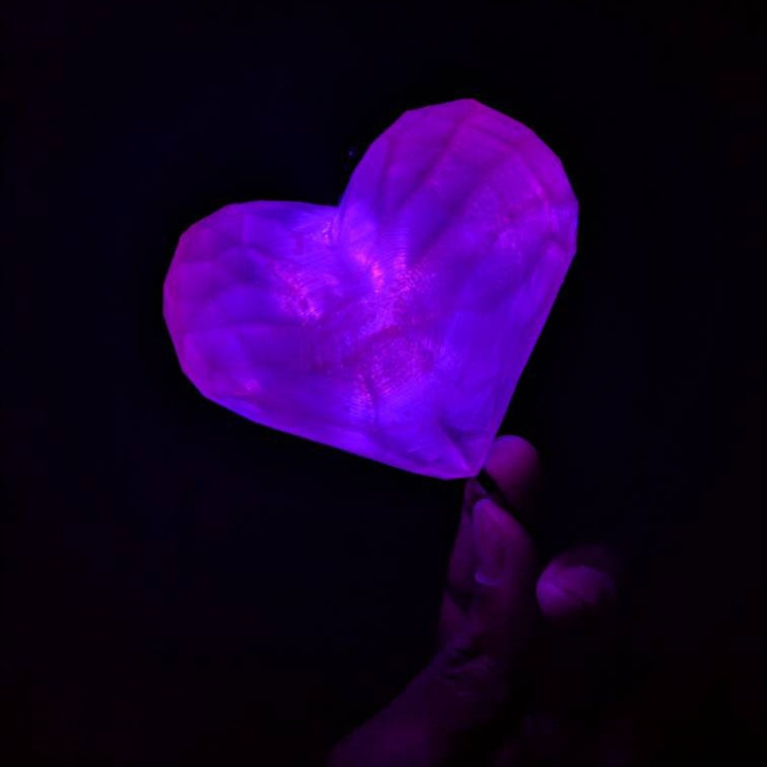 K/DA Ahri LED Low-poly Heart Prop ( Cosplay, Costume, Halloween ...