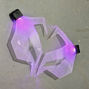 Earth 42 Prowler Miles LED Eyes DIY kit (cosplay, convention, comiccon, spiderverse, accessory)