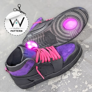 Earth 42 Prowler Miles (Across the Spiderverse) EVA Foam Shoes PATTERNS (cosplay, convention, comiccon)