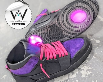 Earth 42 Prowler Miles (Across the Spiderverse) EVA Foam Shoes PATTERNS (cosplay, convention, comiccon)