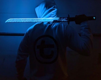 Kit de katana LED para armar (cosplay, Halloween, Comic-Con, convención)
