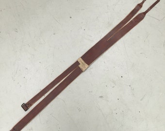 Rey Screen Accurate Belt ( TFA ) Full oak tanned leather prop for cosplay, comiccon, convention & Halloween