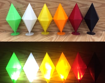 SIMulation Life Size (LED) Plumbob Diamond 3.0 DIY Kit ( cosplay, halloween, comiccon,sims )