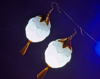 TOTK Zelda / Sonia Inspired Light up Sage of time LED earrings