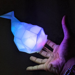 Burnish Floating Flame “illusion” LED Prop  ( cosplay, costume, Halloween )