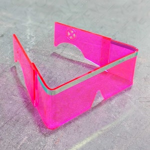 Jubilee LTE-cosplay lasergesneden acrylbril