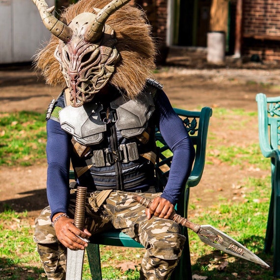 Black Panther Erik Kill monger Leather Vest - The Movie Fashion