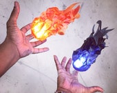 Floating fireball prop 2.0 ( cosplay, convention, halloween )