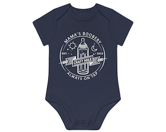 Mama's Boobery Organic Short Sleeve Bodysuit