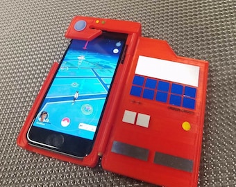 3d printed pokemon Pokedex Iphone 4/5/6/6+/7/7+case ( DIY KIT )