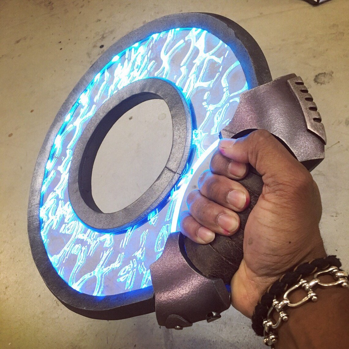 Nakia LED vibranium Chakram Weapon Black Etsy Canada